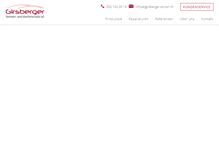 Tablet Screenshot of girsberger-storen.ch
